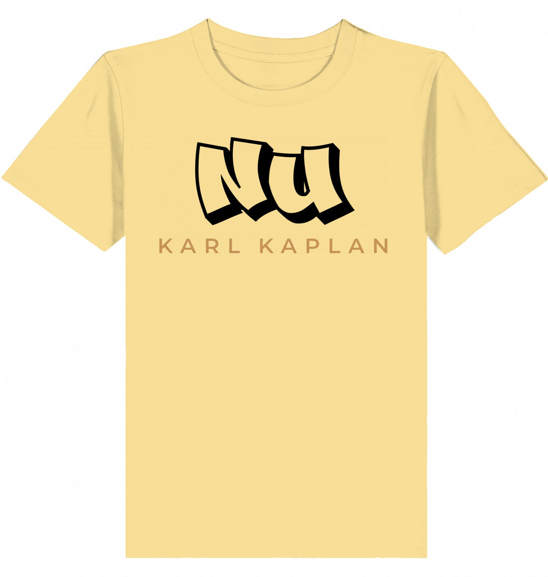 Kinder-T-Shirt mit sächsischem Mundart-Motiv „Nu“ von Karl Kaplan